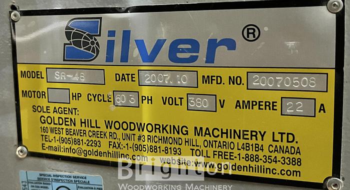 Used 2007 Silver SR-4B Used Edgebander #BM2311