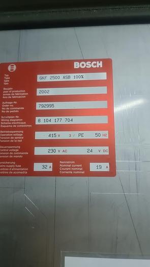 Used Bosch GKF 2500 Capsule Filler