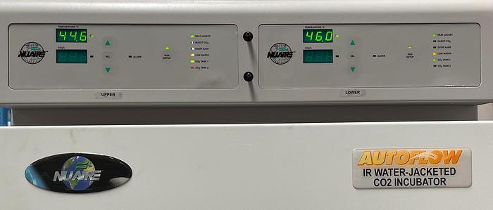 Used Nuaire NU-8700 Autoflow IR Water-Jacketed CO2 Dual Stacked Incubator