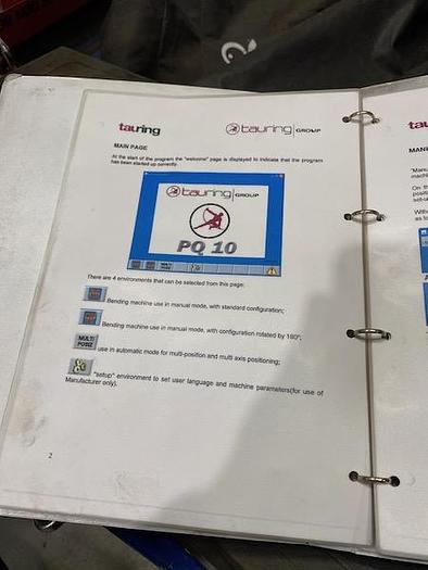 Used USED SECTION ROLL, MANUF. TAURING, MODEL ALPHA 120