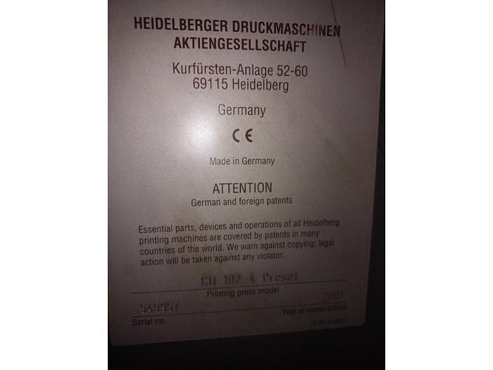 Usato HEIDELBERG CD 102-4