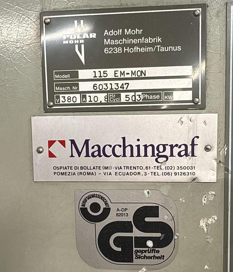 Usato POLAR 115 EM-MO