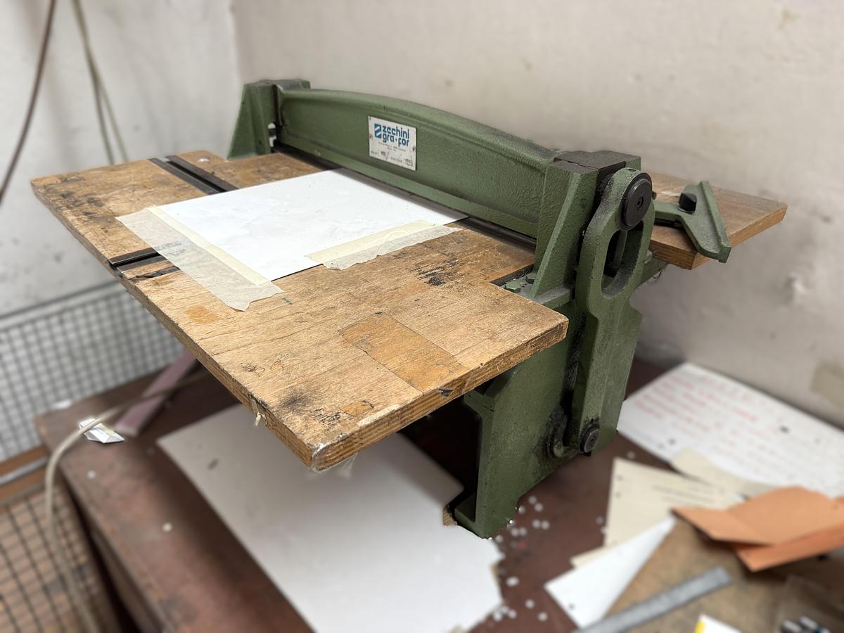 Usato Cordonatore-perforatore da tavolo ZECCHINI