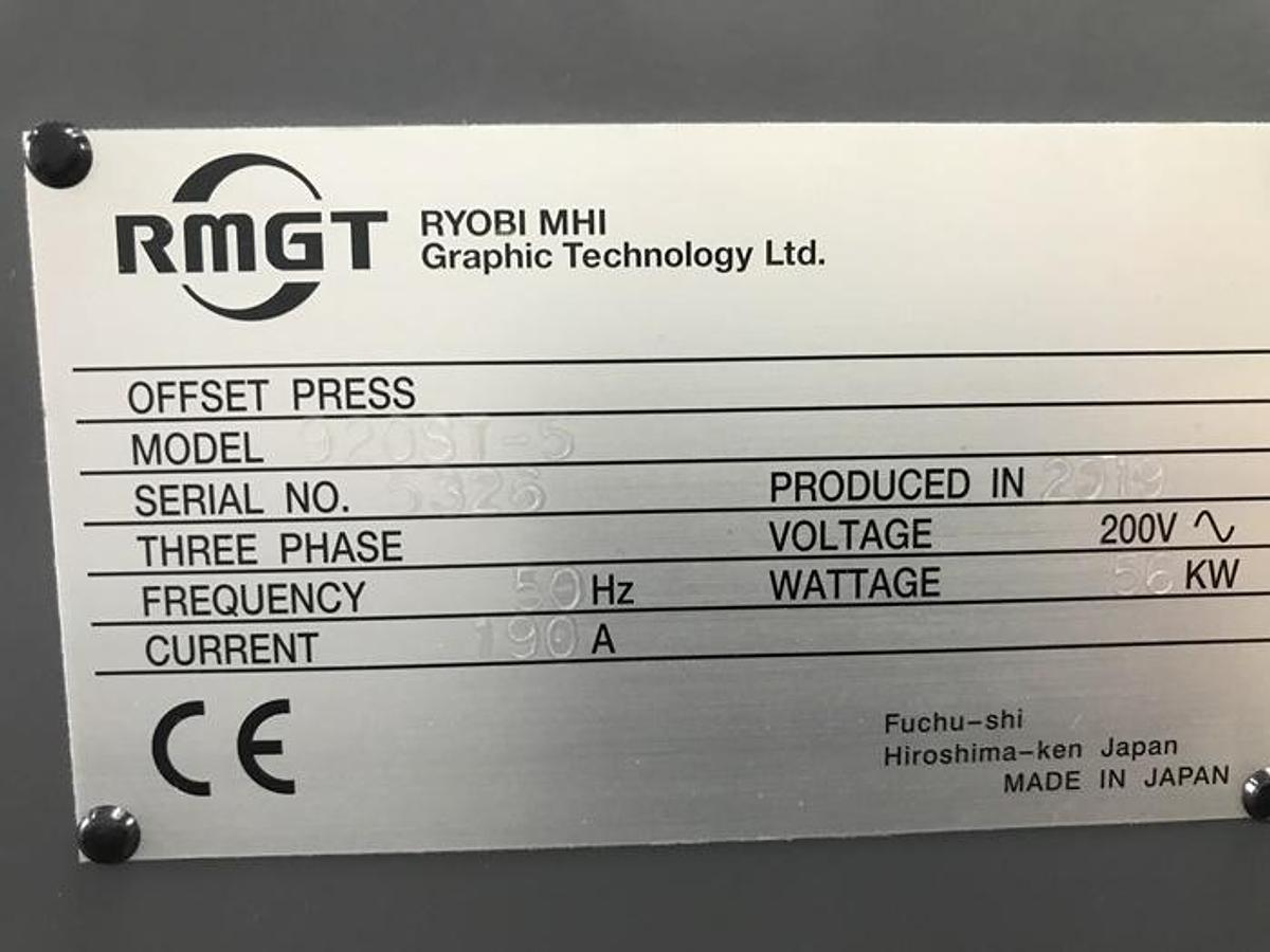 Usato RMGT 920 ST-5+C+SLD