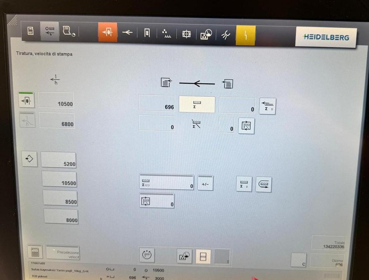 Usato HEIDELBERG CX 102-6+LX