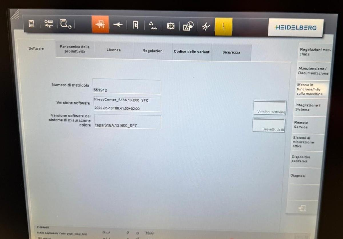 Usato HEIDELBERG CX 102-6+LX