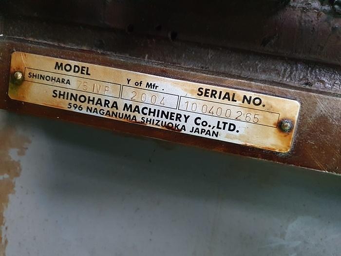 Used SHINOHARA 75 IV-P
