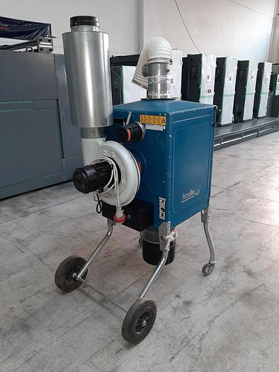 Used Dispositivo di estrusione delle polveri di antiscartino completo di motore cappa aspirante e tubazioni