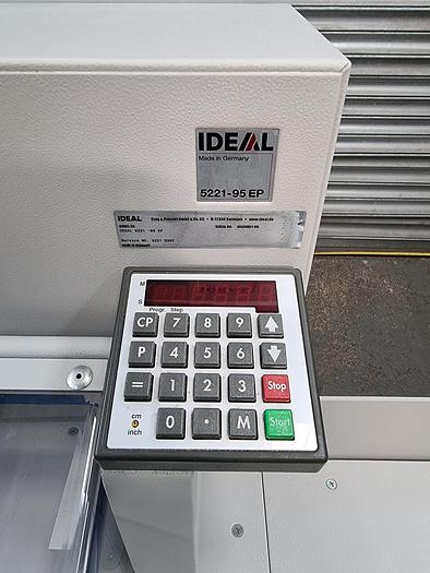 Used ideal 5221 paper guillotine