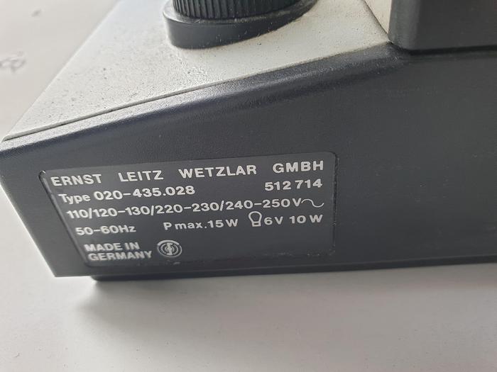 Used Leitz 020-435.028 Microscope Microscope