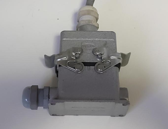 Gebraucht 6m Kabel mit Industrie Stecker, 10 pol., Harting gebraucht