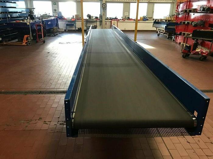 Gebraucht BUDDE Gurtförderer Förderband Steigband mit Knick