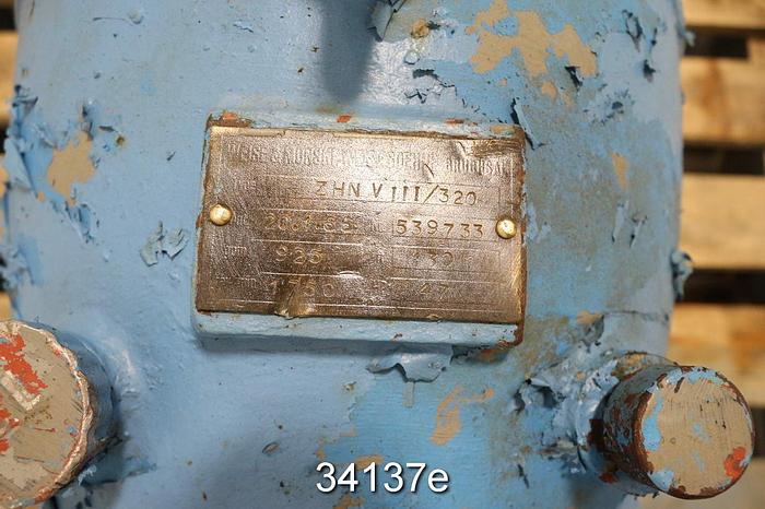 Used Weise ZHNVIII/320 Pump, 6x6x15 #34137
