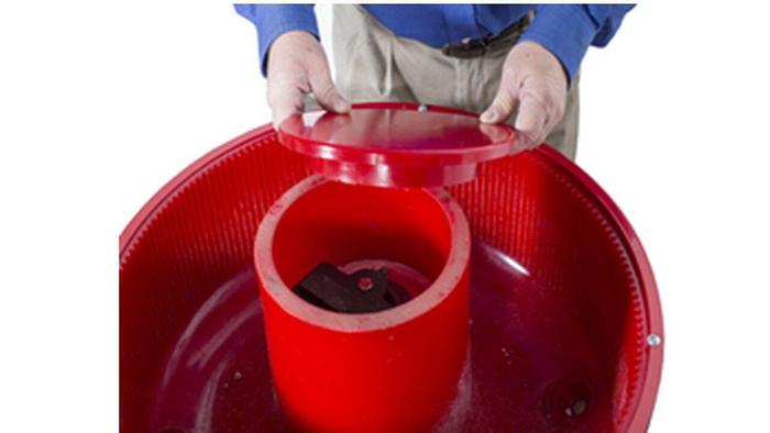 Bel Air Finish Master Vibratory Finishing Machine FM-6000 3 CU FT Polish Deburr