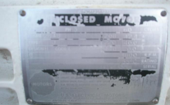 Used Blower, 15 HP, Lobe Type, Schwitzer, Size 4.4X6V, #S737661