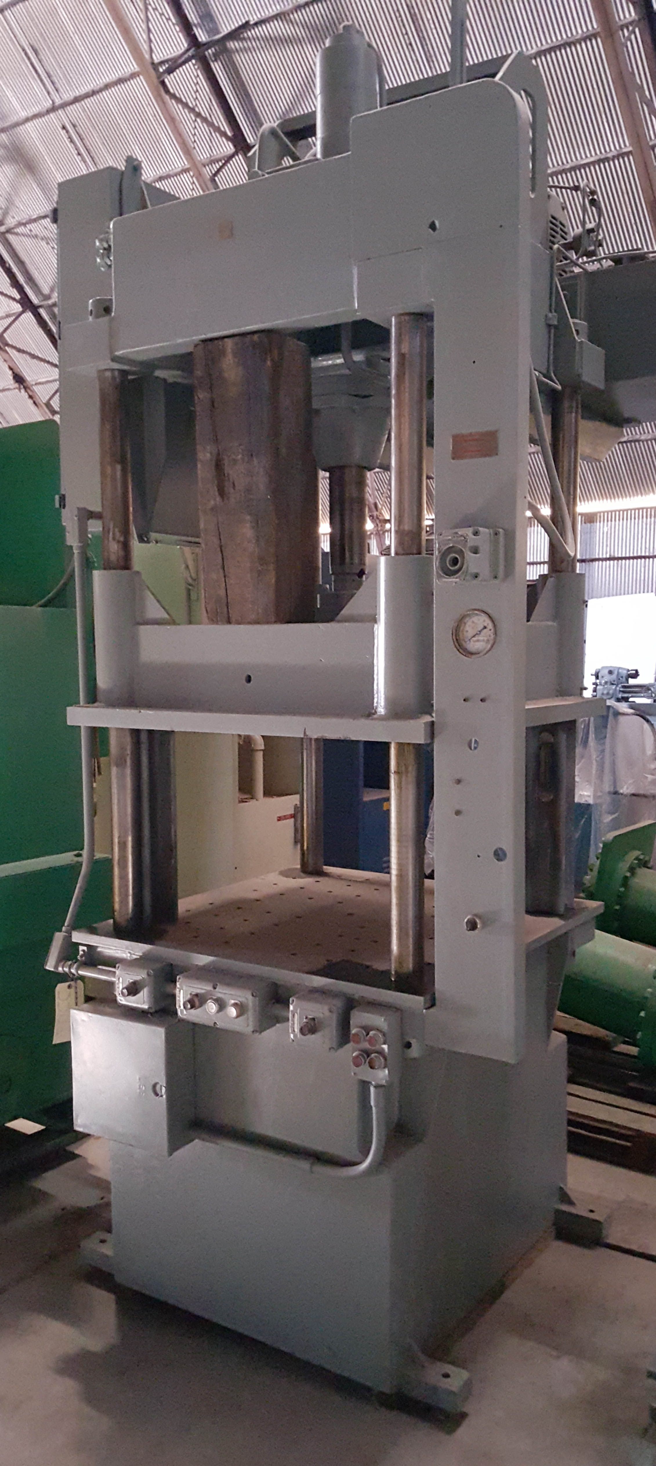 Used 50 Ton DAKE #27-153 Four Post Hydraulic Down Acting Press;