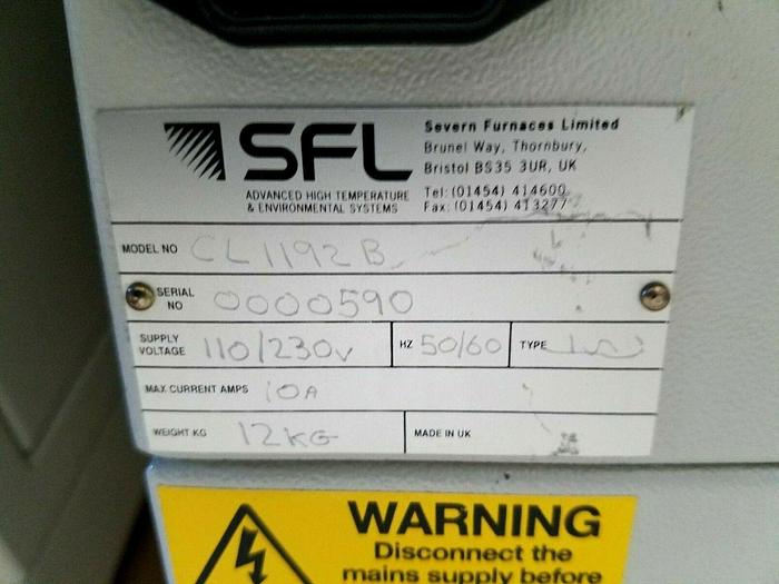 Used INSTRON SFL Severn Furnace Limited Thermal Controller Laser Process Control