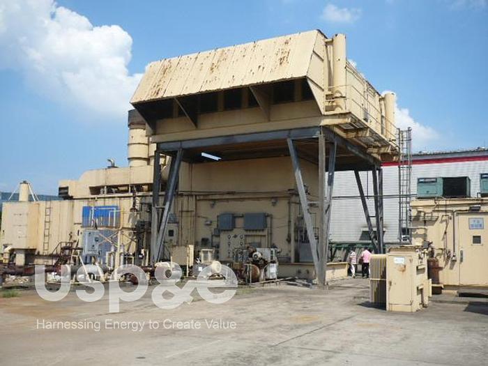 Used 66.9 MW 1992 Used GE LM5000-STIG Natural Gas Turbine Combine Cycle Plant
