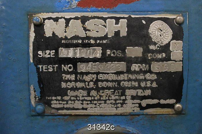 Used Nash AT1004 Vacuum Pump #31342