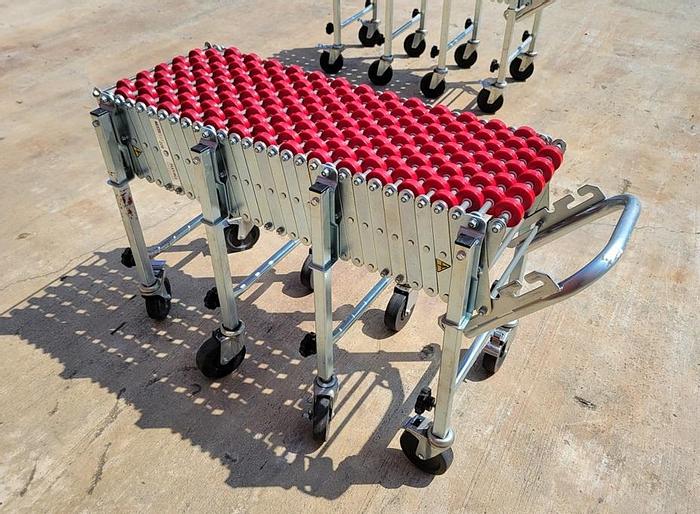 Used Conveyor, Skate Wheel, 14" x 13', Accordion, Nesta Flex B #C744150