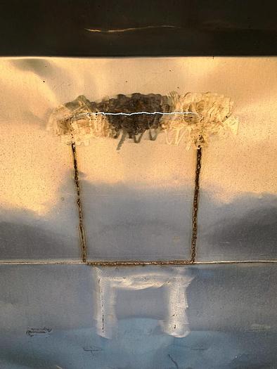 Used Hopper, 150 CF, S/st, 70" x 72" x 40", Frame #S743945