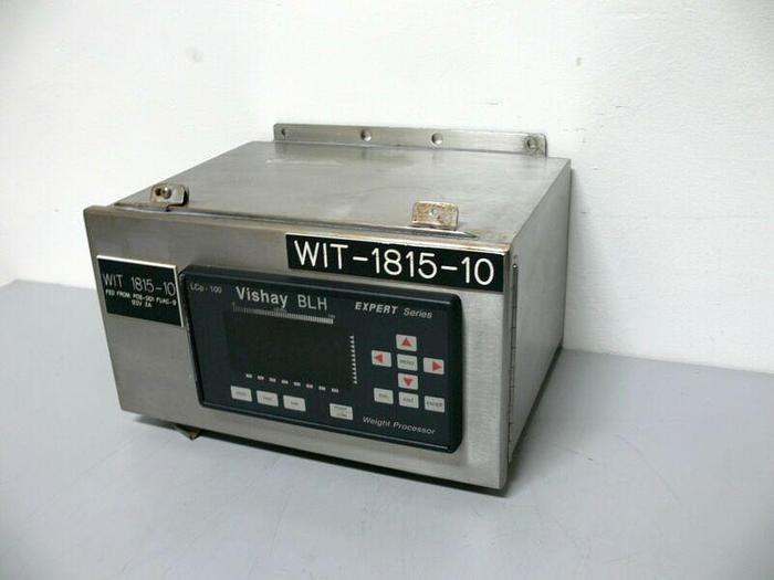 For parts or not working Vishay BLH LCp-100 Expert Series Weight Processor In Stainless Steel Enclosure