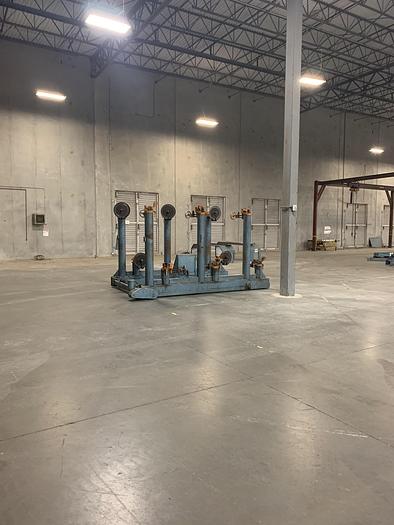 Used SIX POSITION SHAFTED UNWIND STANDS (TWO AVAILABLE)
