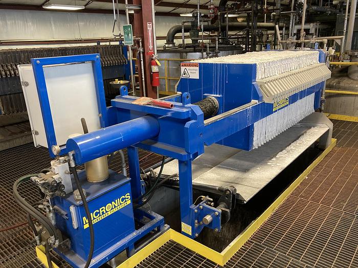 Used 15 CU. FT. MICRONICS FILTER PRESS - 800 MM (#9911)