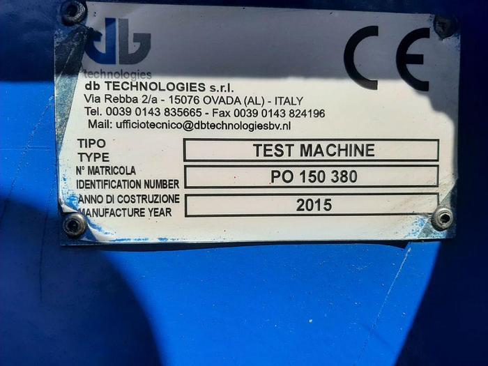 Used Extruder, 11.25" Dia, C/st, DB Technologies, Hydraulic #S744539