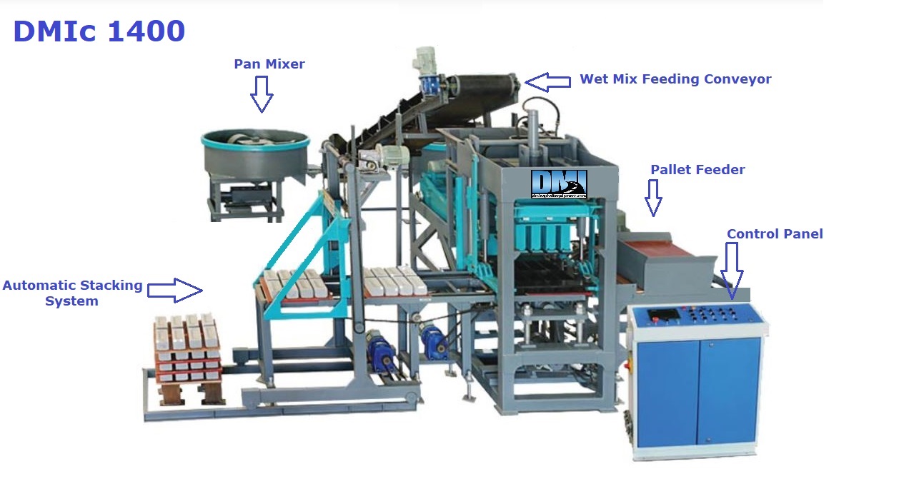 DMIc 1400 Semi Automatic Block Plant
