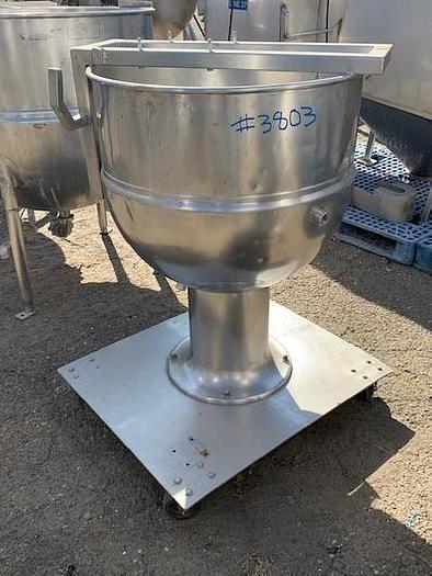 Used Groen 40 Gallon Stainless Steel Jacketed Mix Kettle
