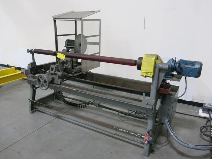 Used 68" JUDELSHON SINGLE KNIFE BOLOGNY SLITTER ROLL SAW