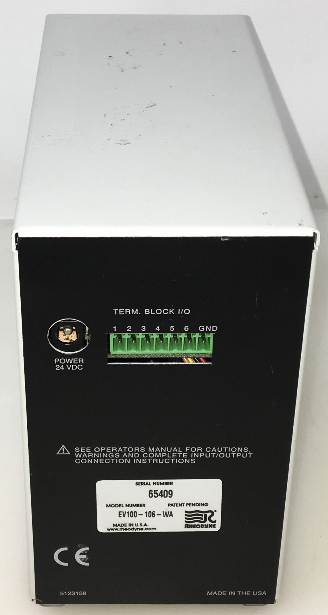 Used Waters (Rheodyne) EV-100-106-WA Low Pressure Selector Valve