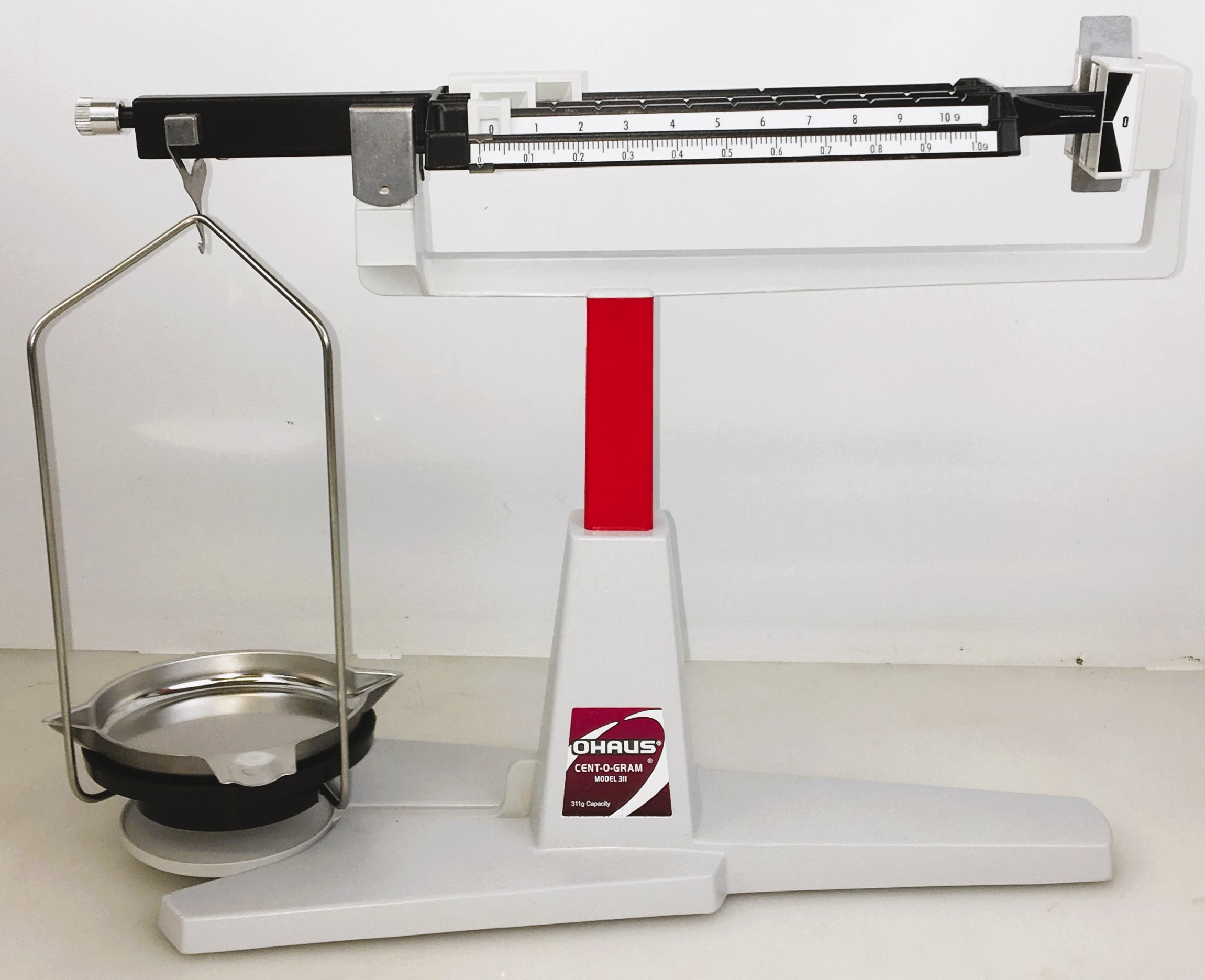 New Open Box Ohaus Cent-O-Gram 311 Triple Beam Balance (311g x 0.01g)