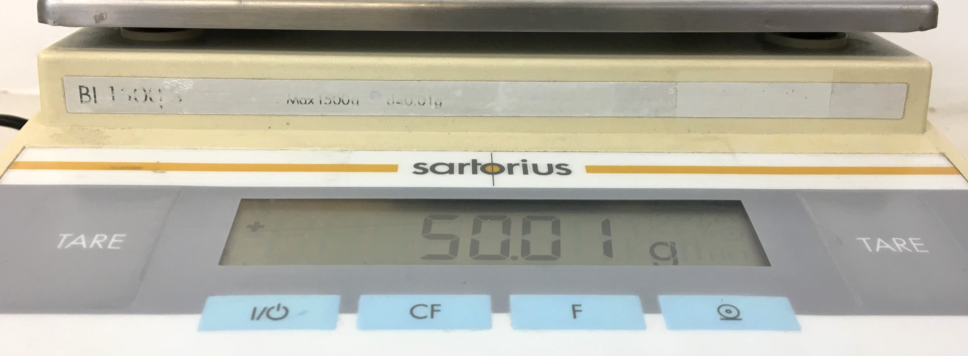 Used Sartorius BL1500S BasicLite Top-Loading Balance (1500g x 0.01g)