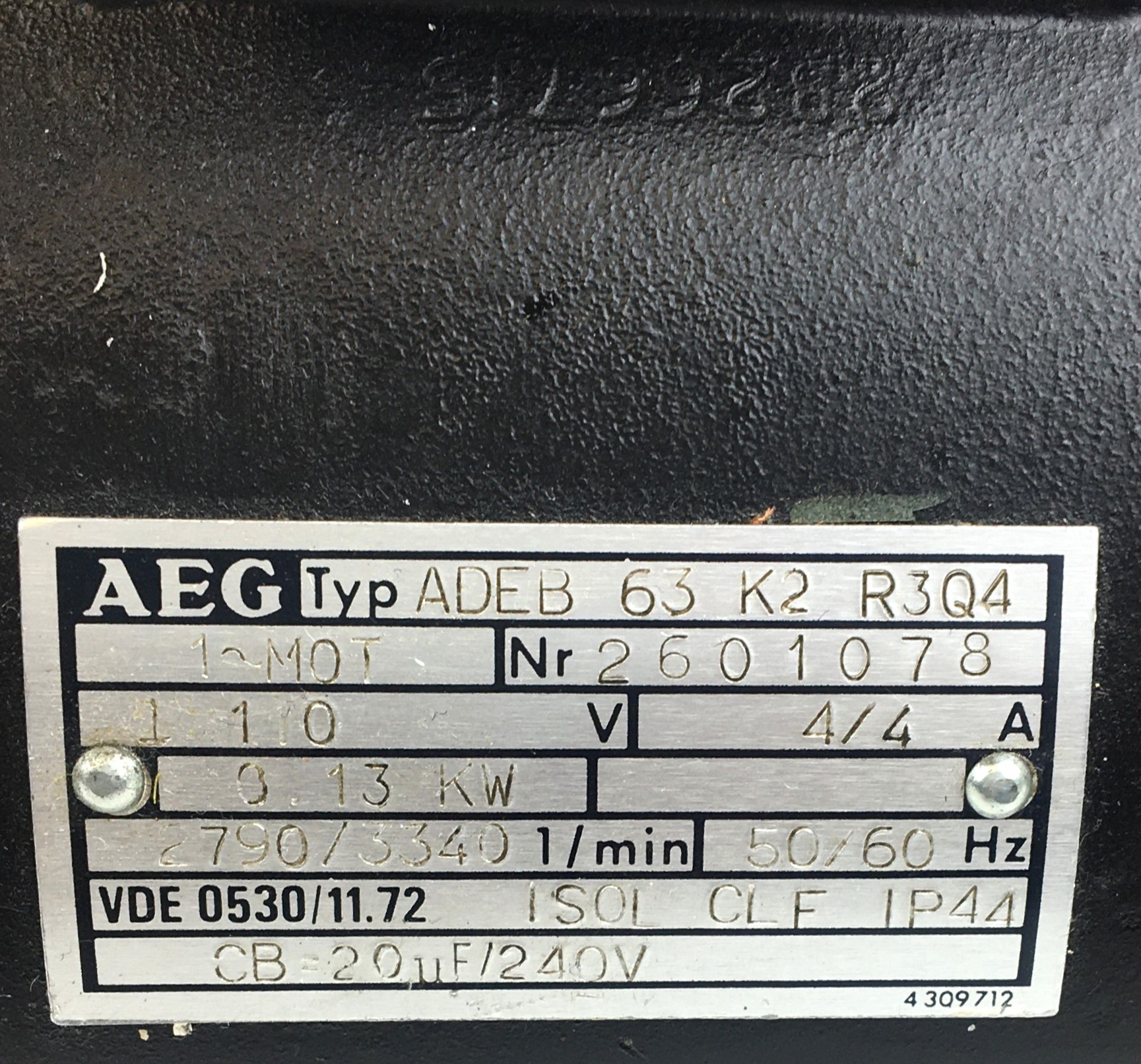 Used Pfeiffer DUO 1.5A (PKD40703) Rotary Vacuum Pump (1.5 m3/h)