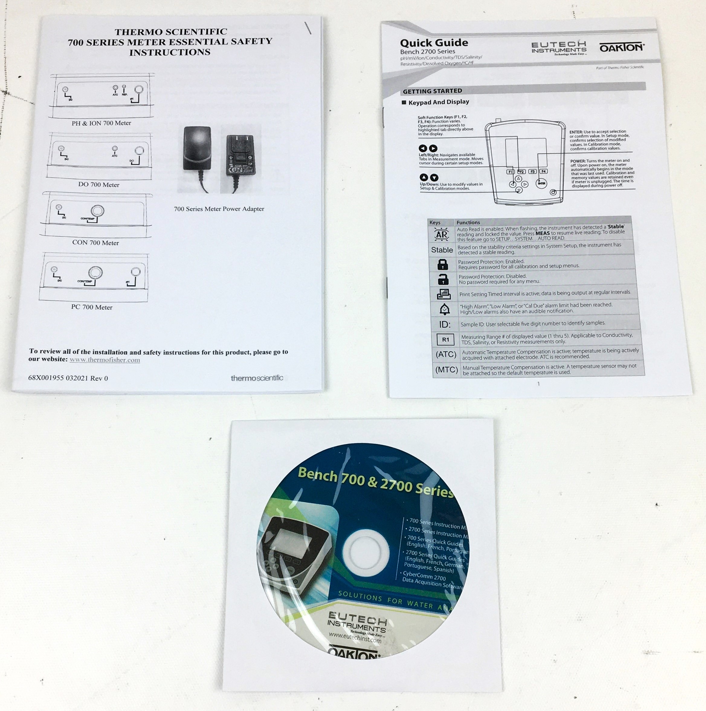 New Open Box Oakton PH 2700 pH Meter with Electrode and ATC Probe