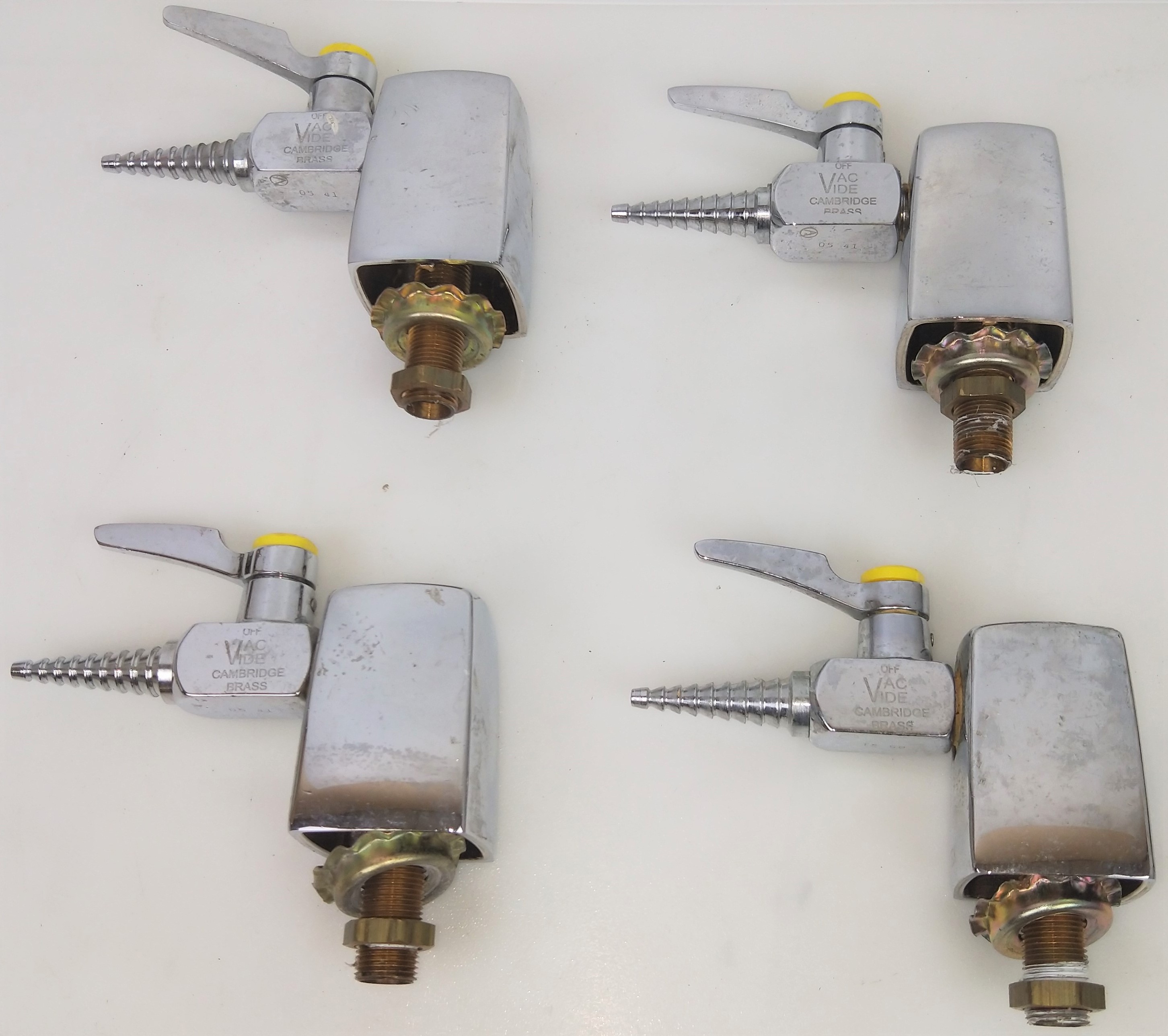Used Assorted Deck-Mount Turrets and In-Line Ball Valves for Air, Gas and Vacuum