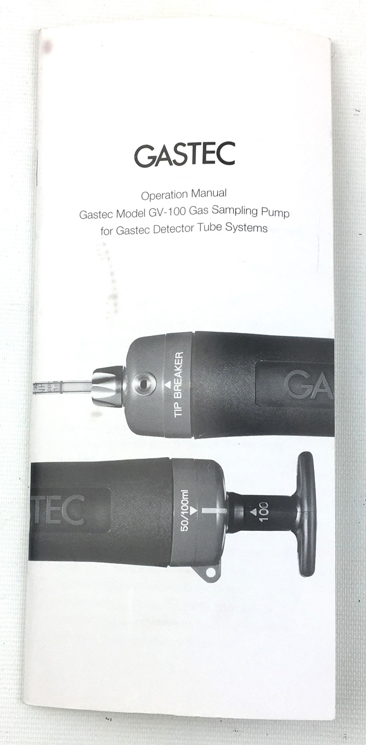Used Gastec GV-100S Gas Sampling Pump Set with Case