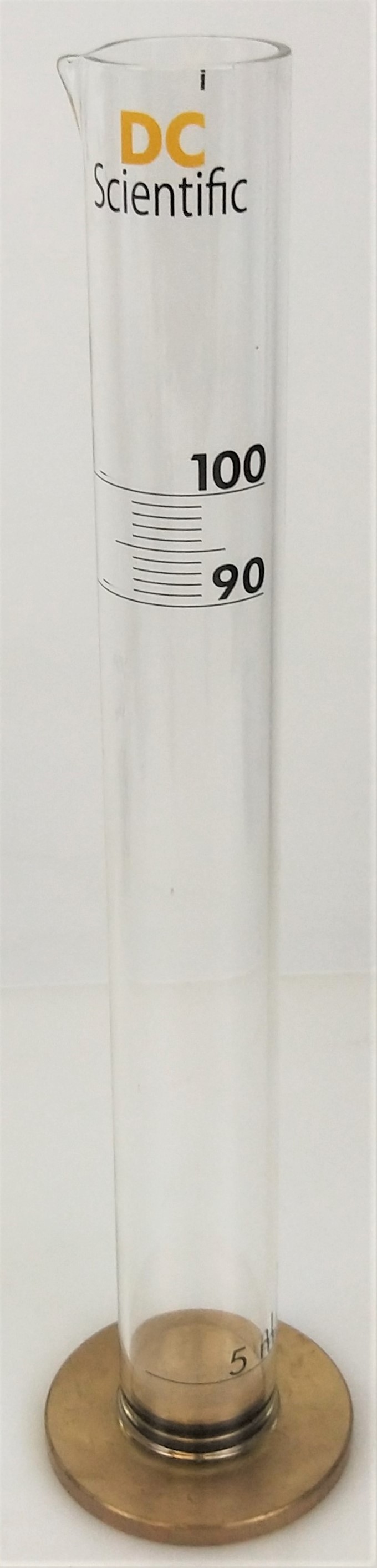 New Open Box DC Scientific ASTM D86 Measuring Cylinder - 100mL (Box of 4)