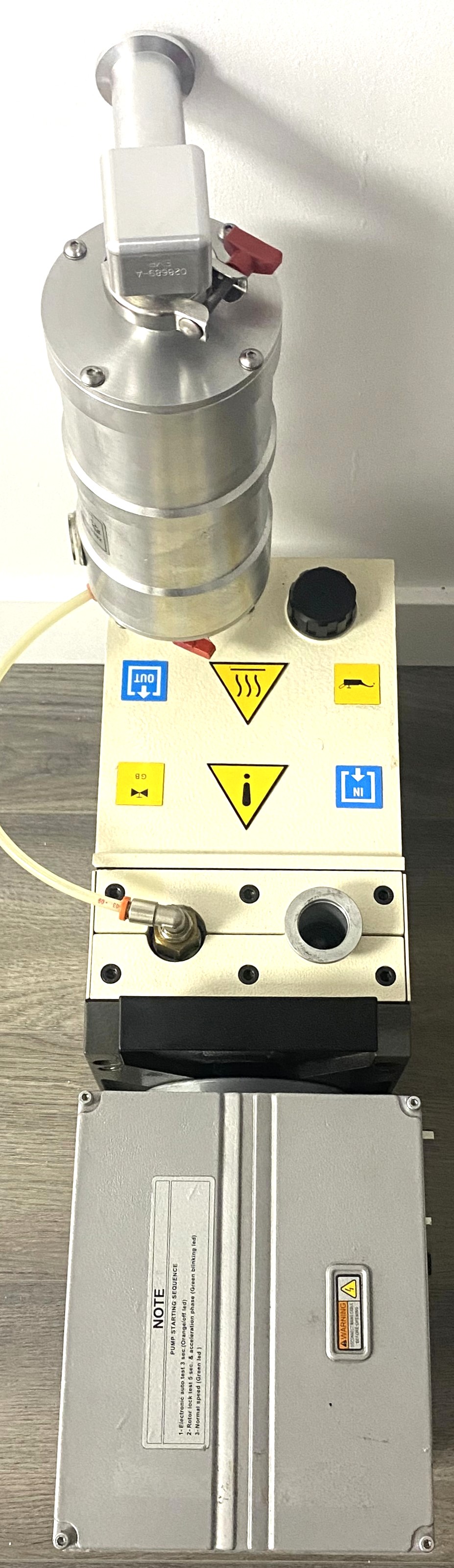 Used Varian HS 602 Rotary Vacuum Pump with Varian Oil Filter (17.6cfm)