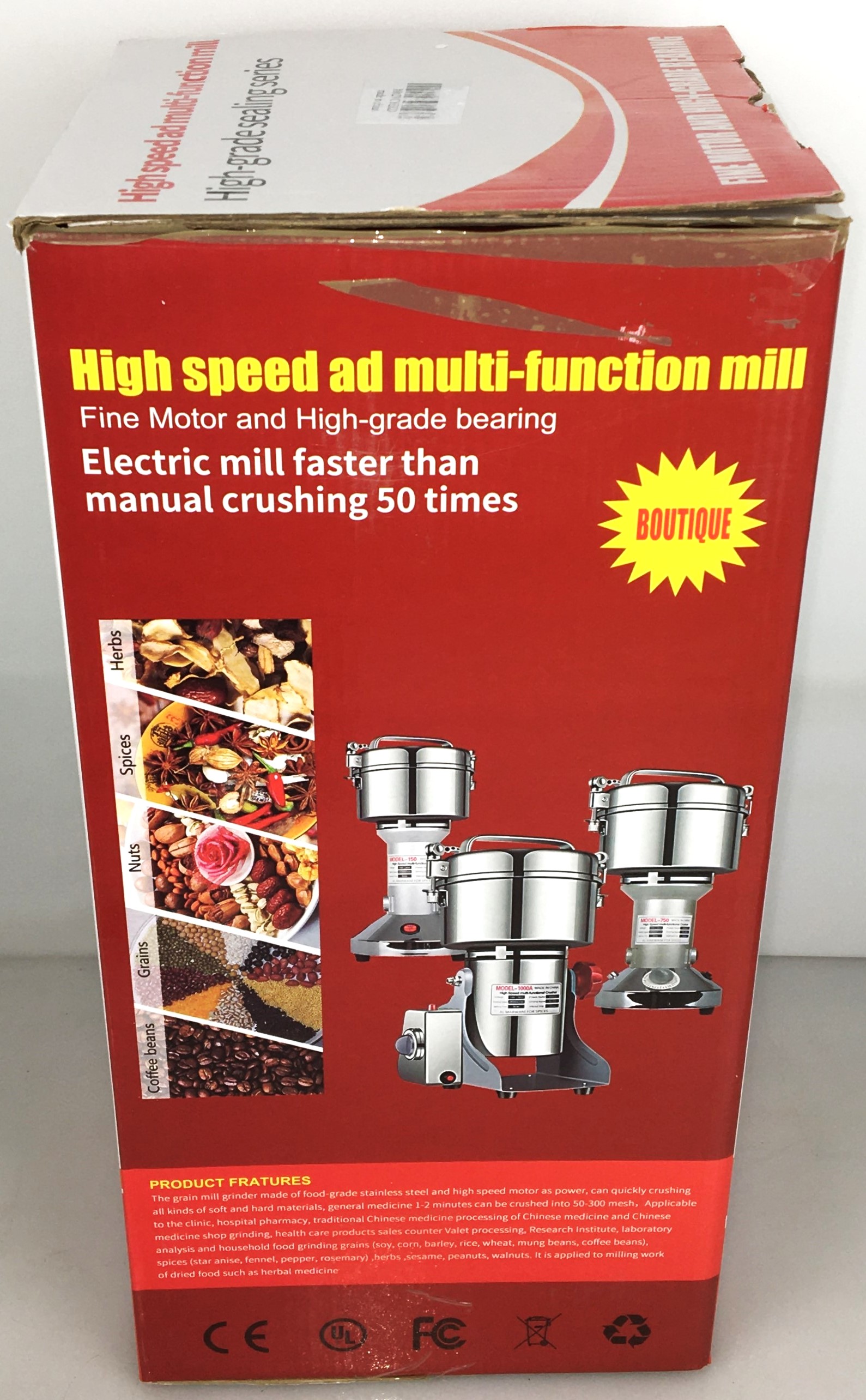 Used Al Marwani Model 750 High-Speed Grinder