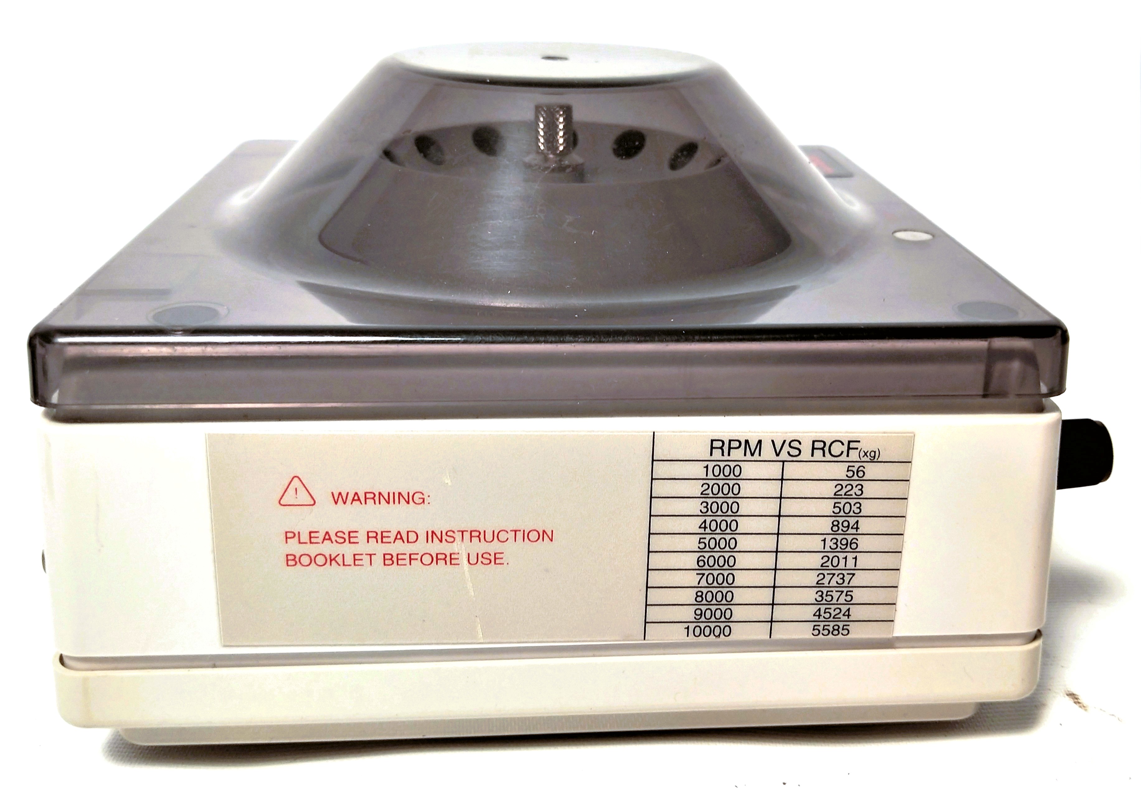 Used Costar 10 Mini Microcentrifuge (6 x 1.5/2mL and 12 x 0.5mL)