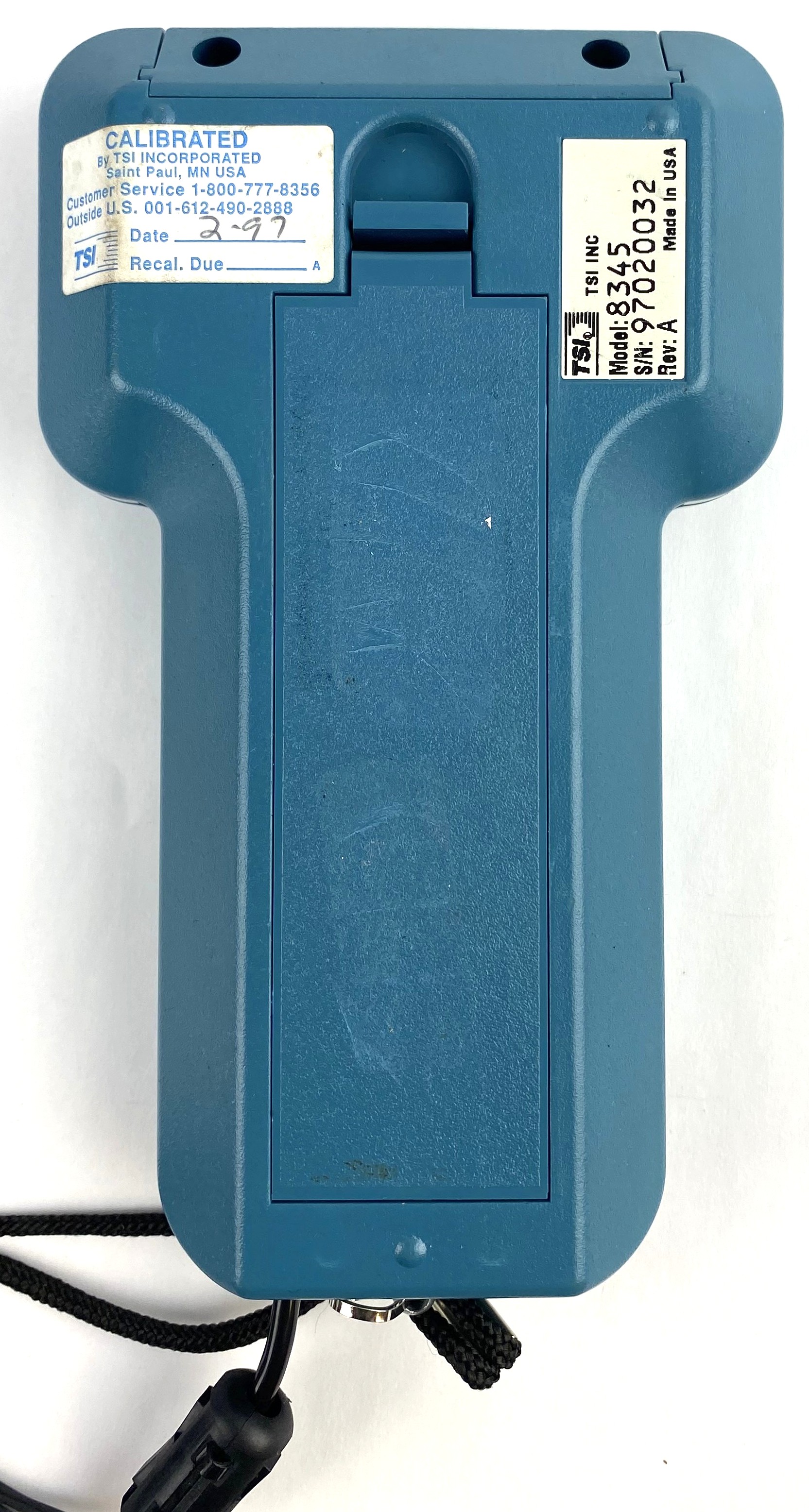 Used TSI VelociCalc 8345 Portable Air Velocity Meter