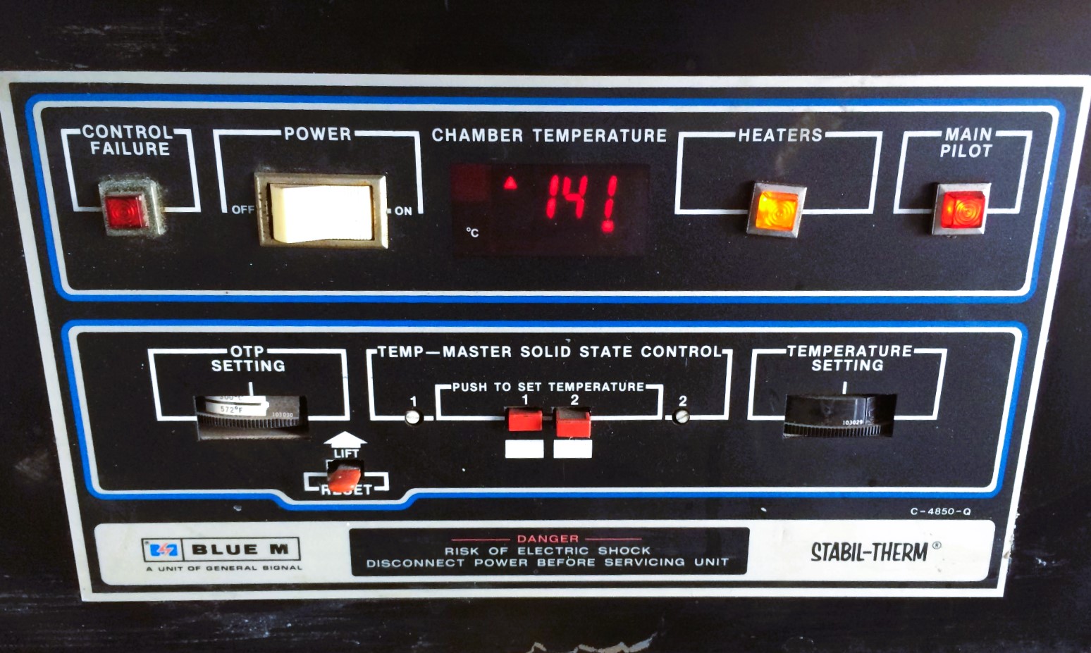 Used Blue-M Stabil-Therm OV-490A-3 Gravity-Convection Oven (3 Cu-Ft)