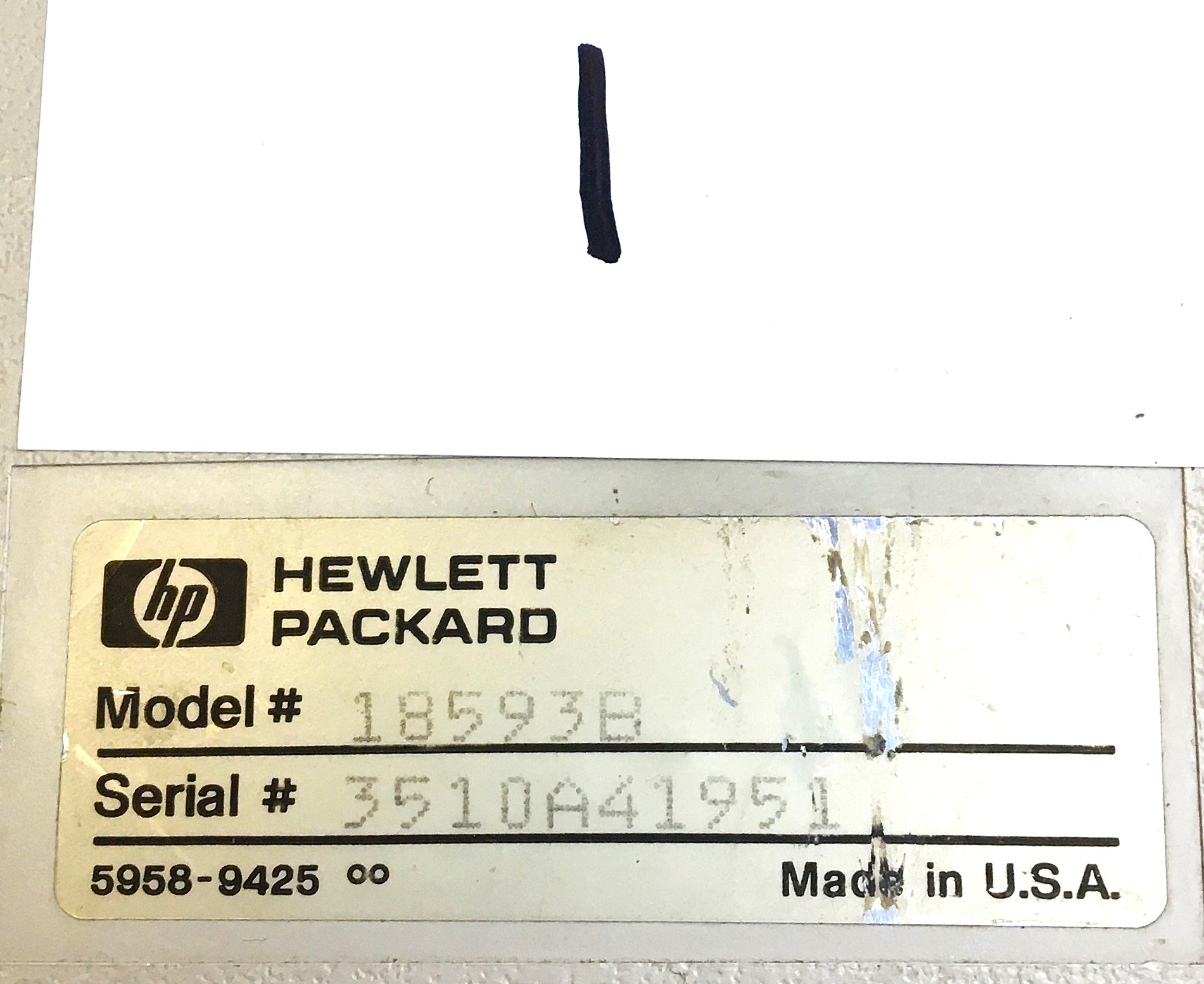 As is Hewlett Packard 7673 (18593B) Autoinjector Tower - SOLD AS-IS FOR PARTS