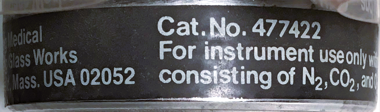 Used Corning 477422 Dual Stage Pressure Regulator