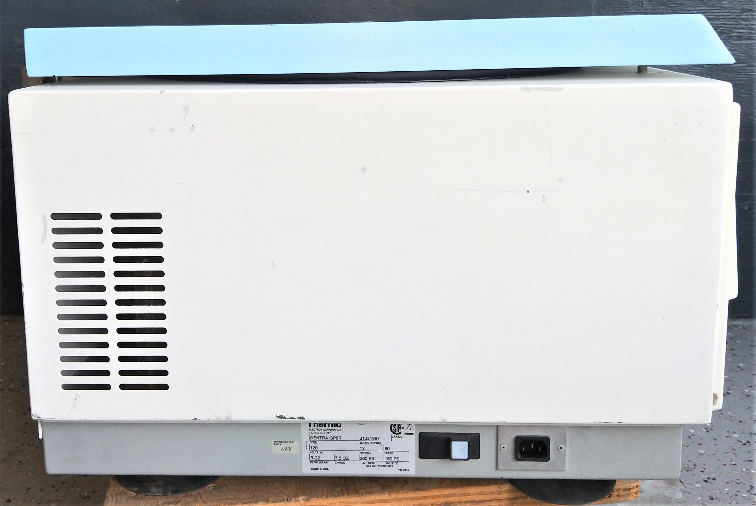 Used Thermo IEC Centra GP-8R Refrigerated Centrifuge with Rotor