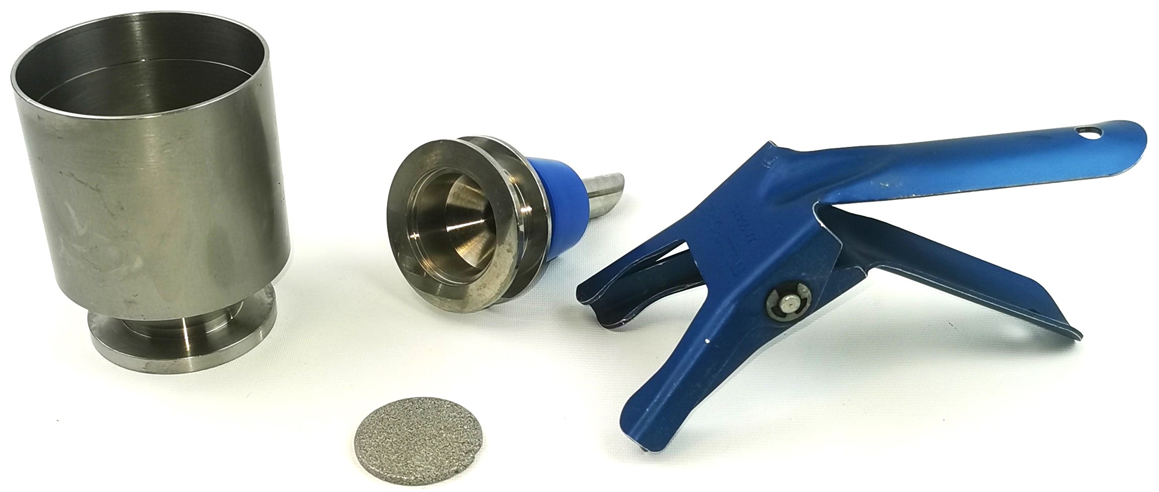 Used Millipore XF2014725 Stainless Steel Filter Holder with Support Pads