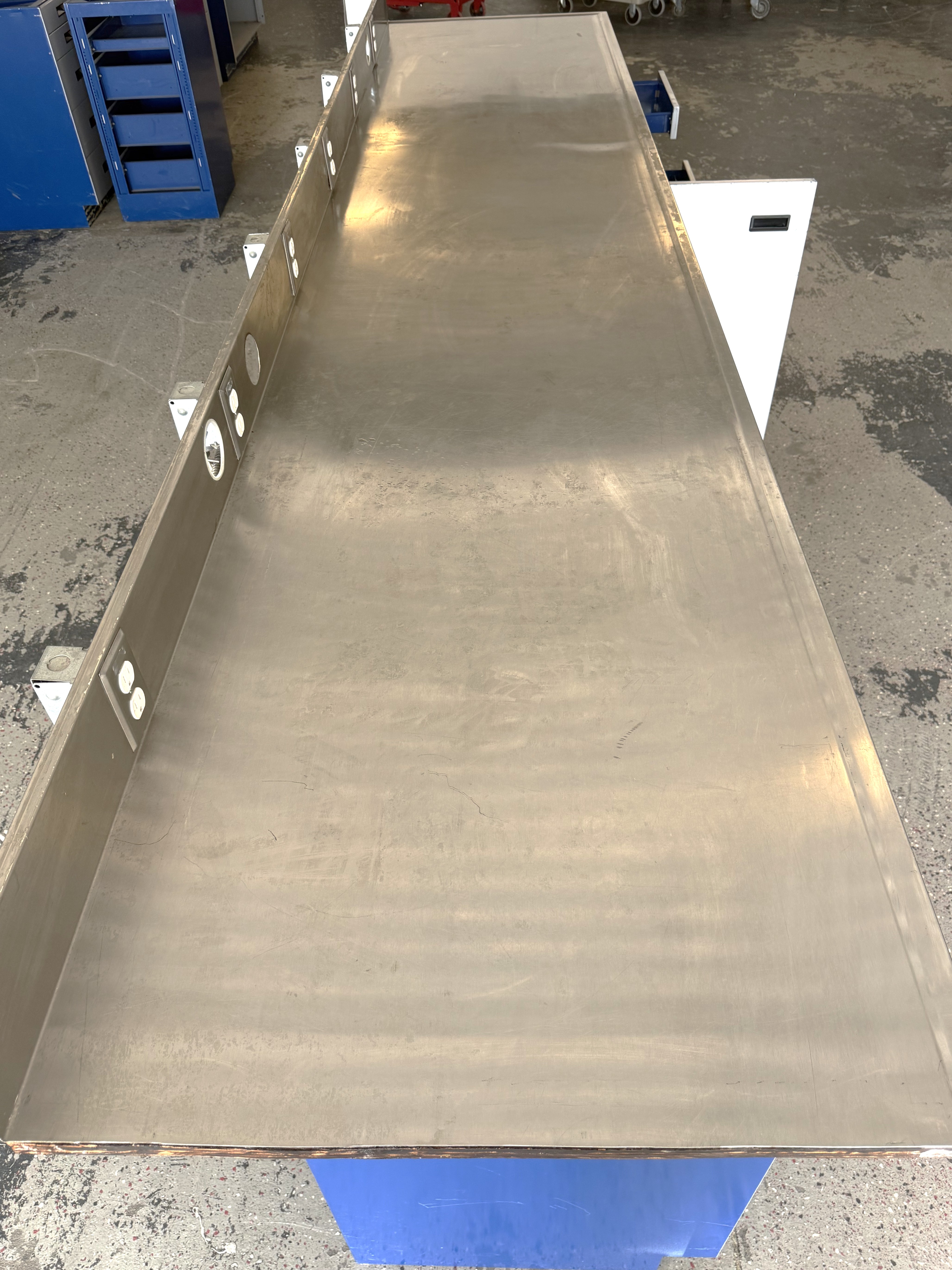 Used Metal Laboratory Cabinetry (9 Linear Ft)